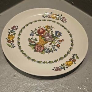 Spode Avondale Salad Plate 8 1/4" Floral Basket Made in England